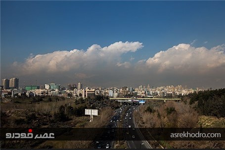 تهران پس از باران