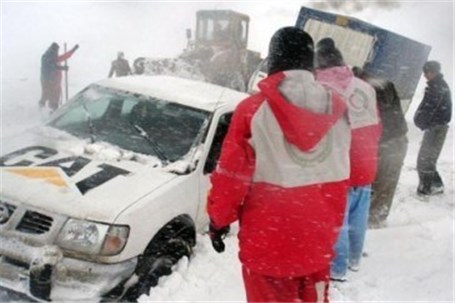امدادرسانی به بیش از یک هزار نفر در ۱۴ استان متأثر از برف و کولاک