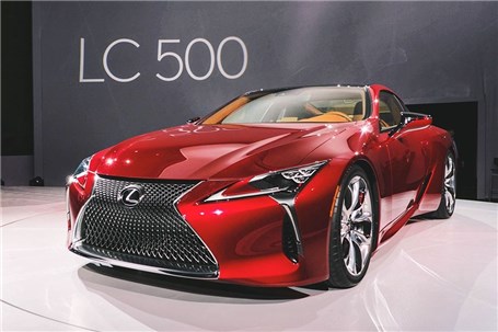 لکسوس LC ۵۰۰ که در نمایشگاه خودرو دیترویت ۲۰۱۶ رونمایی شد
