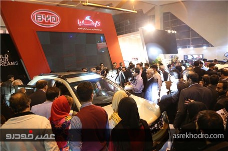 گزارش تصویری از اولین روز ششمین نمایشگاه بین المللی خودرو کرمان