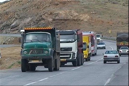 ترافیک نیمه‌سنگین در باند جنوبی آزادراه تهران ـ کرج