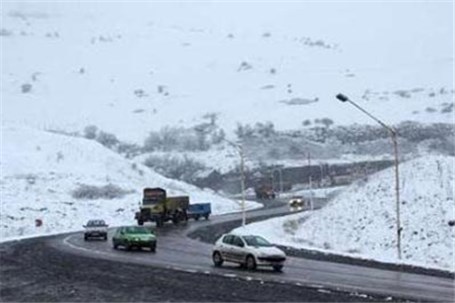 بارش برف در محورهای اردبیل – سرچم و ارومیه - سلماس