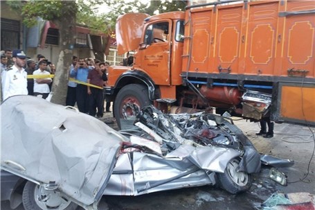۶ کشته و یک مجروح در تصادف محور شیراز به کازرون