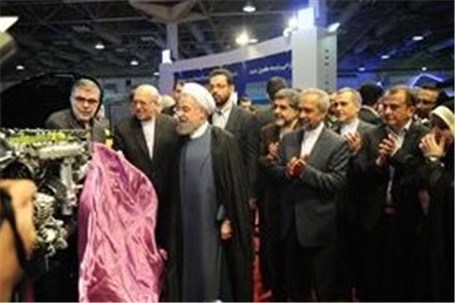 رونمایی از نسل جدید موتورهای ایران خودرو با حضور رئیس جمهوری
