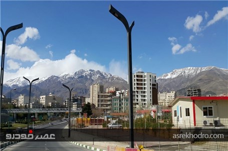 آسمان تهران، یک روز مانده به پایان سال ۹۴، پاک پاک، صاف صاف