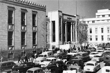 ترافیک در خیابان فردوسی تهران؛دهه ۳۰
