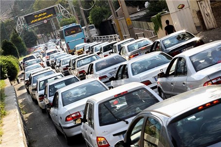 خیابان های شهر در تسخیر خودرو‌های تک سرنشین