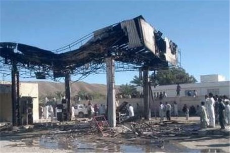 تلفن همراه، پمپ بنزین بخش آشار مهرستان را به آتش کشید