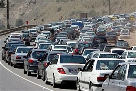 ترافیک نیمه سنگین در کرج-چالوس و رشت-قزوین