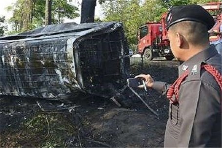 رانندگان متخلف در تایلند همنشین مردگان