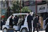 زارش تصویری استقبال مردم از خودروهای برقی سازمان حمل و نقل بارو مسافر در پیاده راه شهرداری رشت