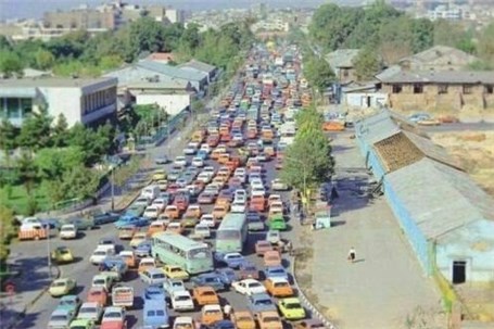 ترافیک خیابان عباس آباد دردهه ۵۰