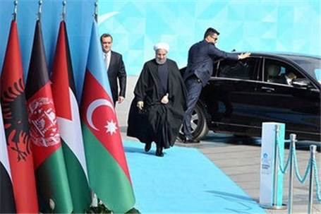 خودرو روحانی در استانبول + تصاویر