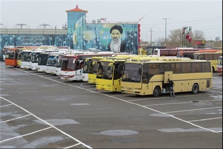 حداکثرناوگان اتوبوسی زنجان برای انتقال زائران اربعین اختصاص یافت