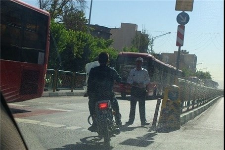 برخورد با موتورسواران متخلف در کرمانشاه