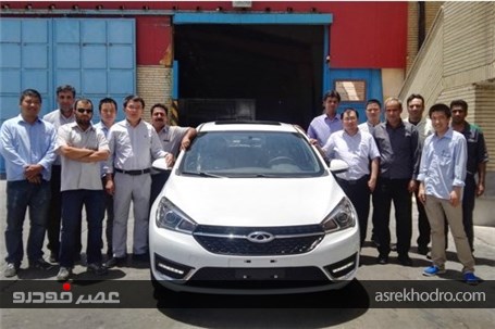 افتتاح خط تولید چری آریزو۵ در کارخانه مدیران خودرو