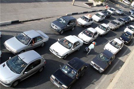 ترافیک سنگین در مرزن آباد-چالوس