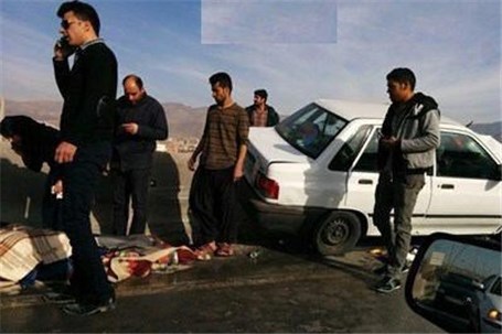 تصادف 3خودرو در آزادراه کرج-قزوین ترافیک سنگین ایجاد کرد