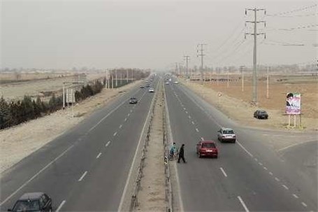 ترافیک عادی و روان در جاده های البرز