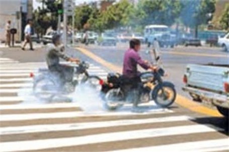 نقش تاثیرگذار موتور سیکلت ها در آلودگی هوای کلانشهر اراک