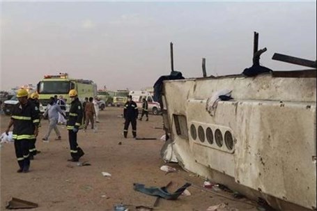 چند کشته و زخمی در تصادف اتوبوس در عربستان سعودی