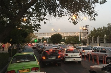 ترافیک سرسام‌آور در خیابان‌های ورامین