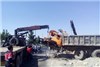 تصادف وحشتناک و عجیب خودروی کامیون در داخل شهر زنجان