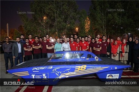 «خودرو خورشیدی غزال ۳» در کیش به نقطه پایان رسید + تصاویر