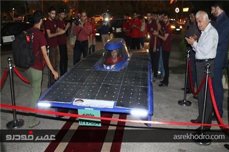 &#171;خودرو خورشیدی غزال 3&#187; در کیش به نقطه پایان رسید + تصاویر