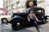 رژه اتومبیل‌های کلاسیک در روسیه + عکس