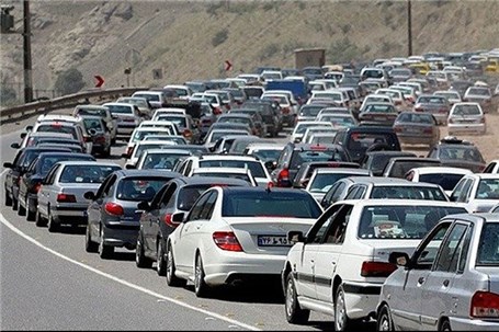 ترافیک نیمه سنگین در آزادراه تهران_کرج