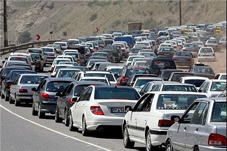 ترافیک سنگین در چالوس و هراز