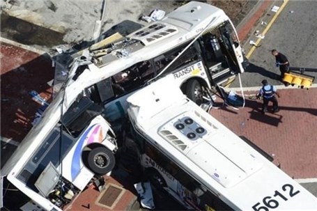دو کشته در برخورد دو اتوبوس در نیوجرسی