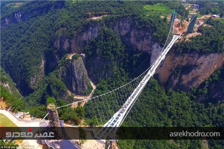طولانی‌ترین پل شیشه‌ای جهان افتتاح شد