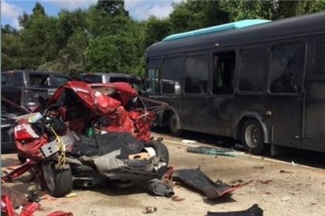 43 کشته و زخمی در حادثه تصادف در لوئیزیانای آمریکا + عکس