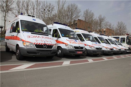 استقرار ۲۵۱ آمبولانس در مراسم اربعین