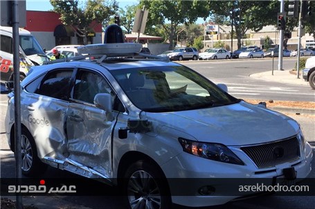 خودرو خودران گوگل تصادف کرد
