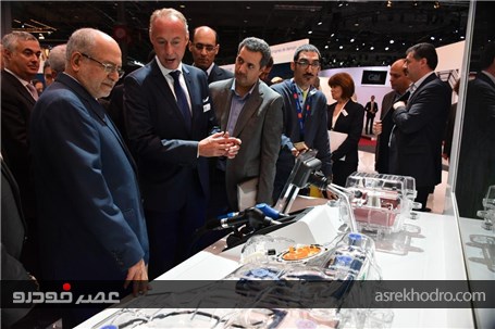 گزارش تصویری بازدید وزیر صنعت معدن تجارت از نمایشگاه خودرو پاریس