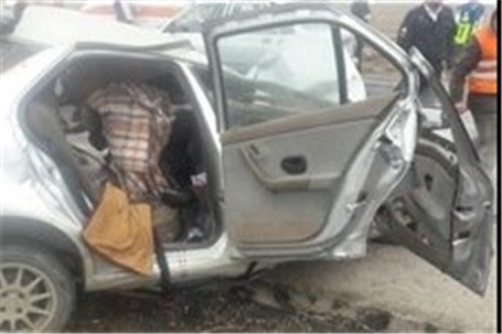 تصادف رانندگی درمحور روانسر- کرمانشاه یک کشته و2 زخمی به‌جا گذاشت
