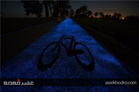 نورپردازی مسیرهای تردد دوچرخه در لهستان