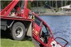 رانندگی عجیب زن جوان به سقوط در دریاچه ختم شد+تصاویر