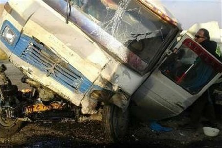 تصادف زنجیره ای در محور بوکان ـ میاندوآب پنج کشته و ۱۵ زخمی بر جای گذاشت