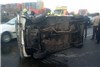 مرگ راننده پیکان‌وانت در تصادف بزرگراه آزادگان