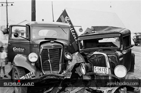 عکس های دیده نشده از تصادف های سال ۱۹۵۰