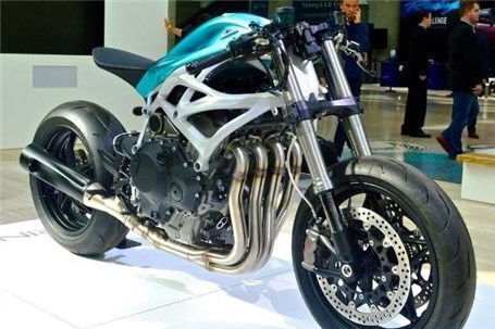 ساخت یک موتورسیکلت عضلانی با فناوری چاپ سه بعدی