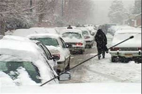 تهدید تصادف در برف برای خودروهای بدون معاینه فنی