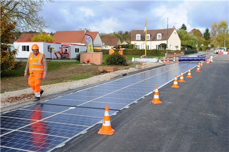 جاده های اروپایی با پنل های خورشیدی فرش می شوند