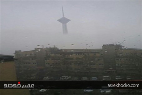 تهران در مه غلیظ فرو رفت+تصاویر