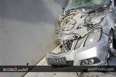 حادثه ای غیر قابل باور در رانندگی + تصاویر