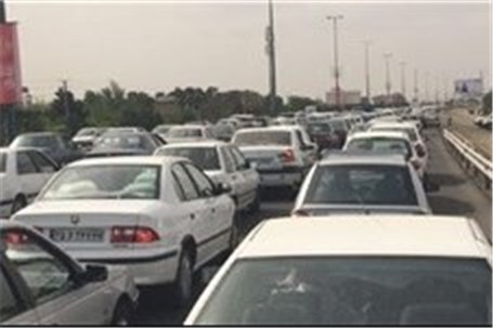 ترافیک سنگین در برخی نقاط آزادراه تهران- کرج